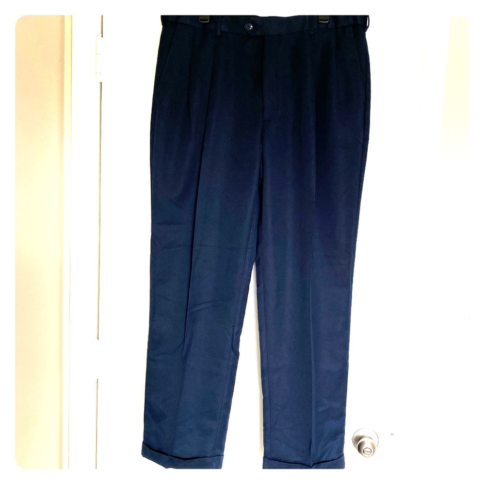 Navy blue slacks